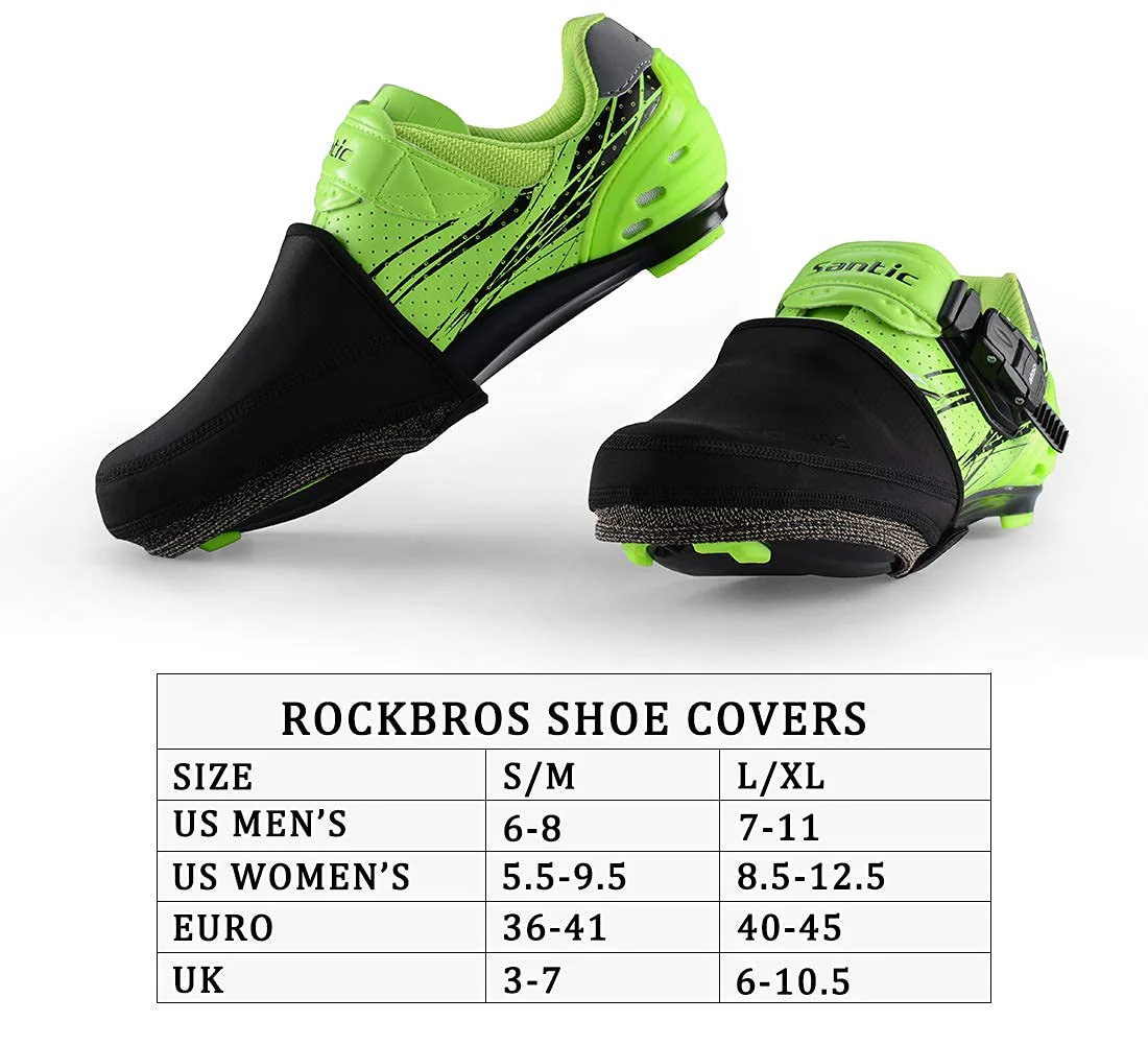 ROCKBROS Thermal Windproof Toe Covers for Cycling Shoes - Image 6