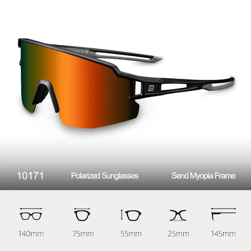 ROCKBROS-Ultralight Polarised Sports Sunglasses 22g - Image 25
