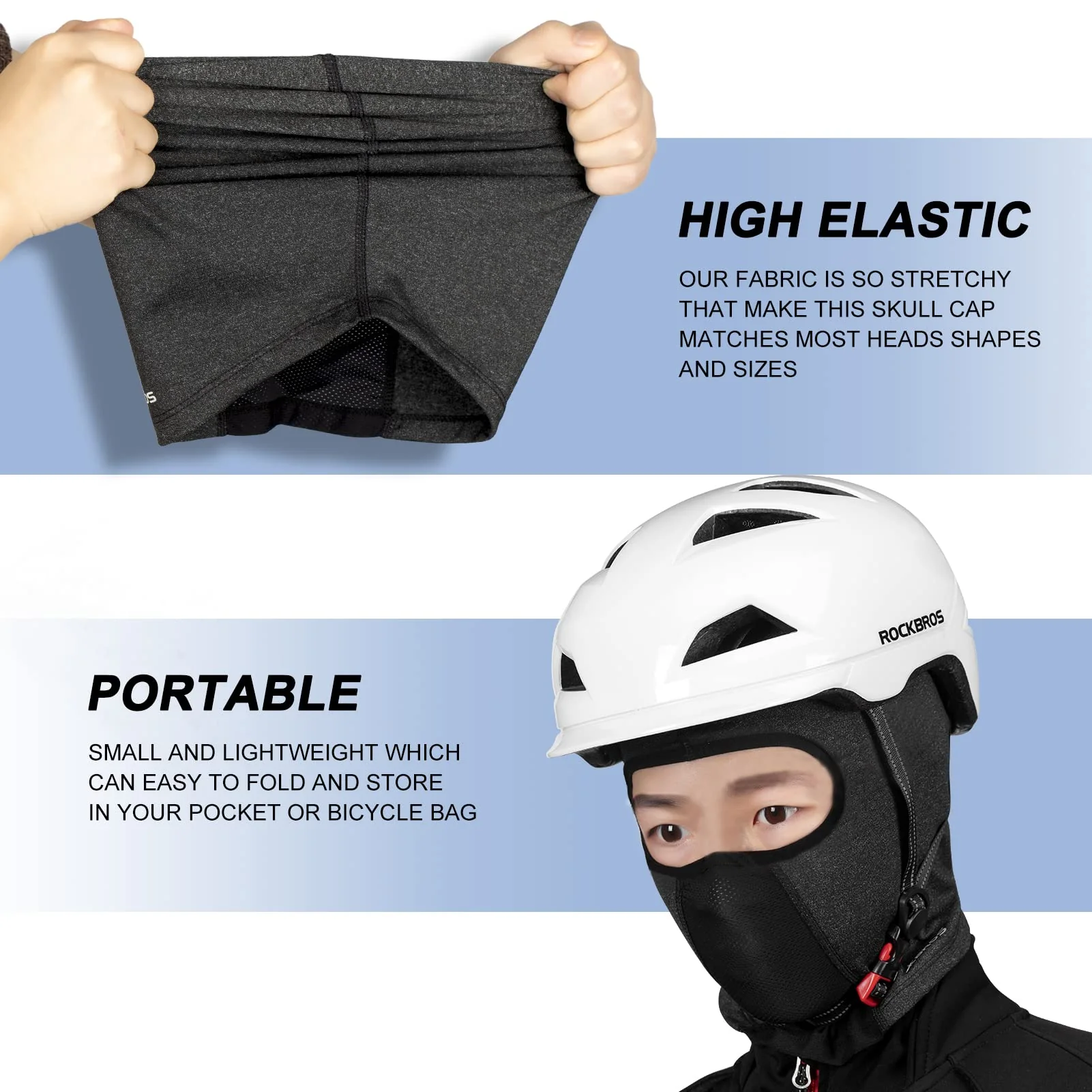 ROCKBROS Winter Balaclava Ski Mask with Glasses Holes for Men Women - Image 30