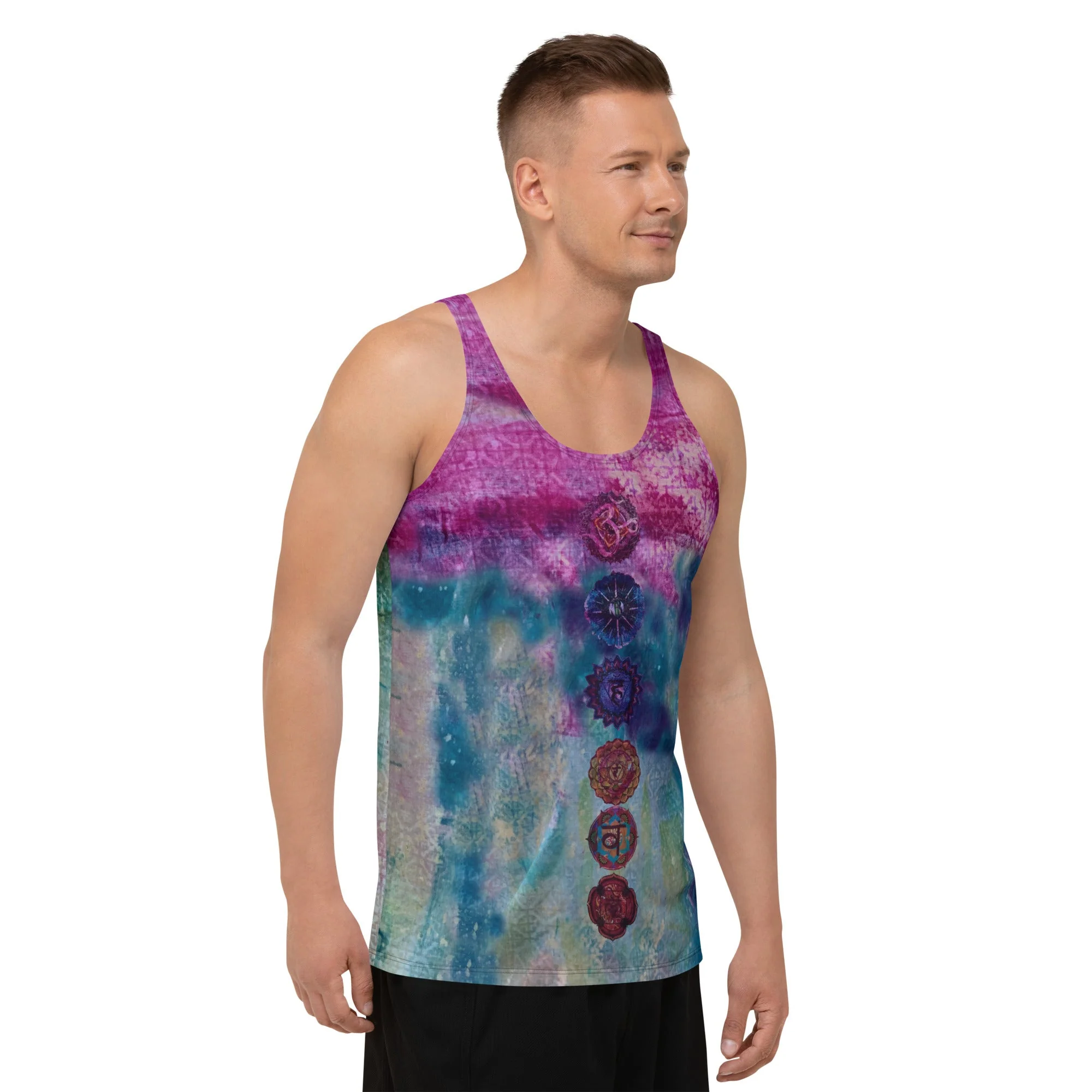 Sahasrara Crown Unisex Tank Top - Image 4