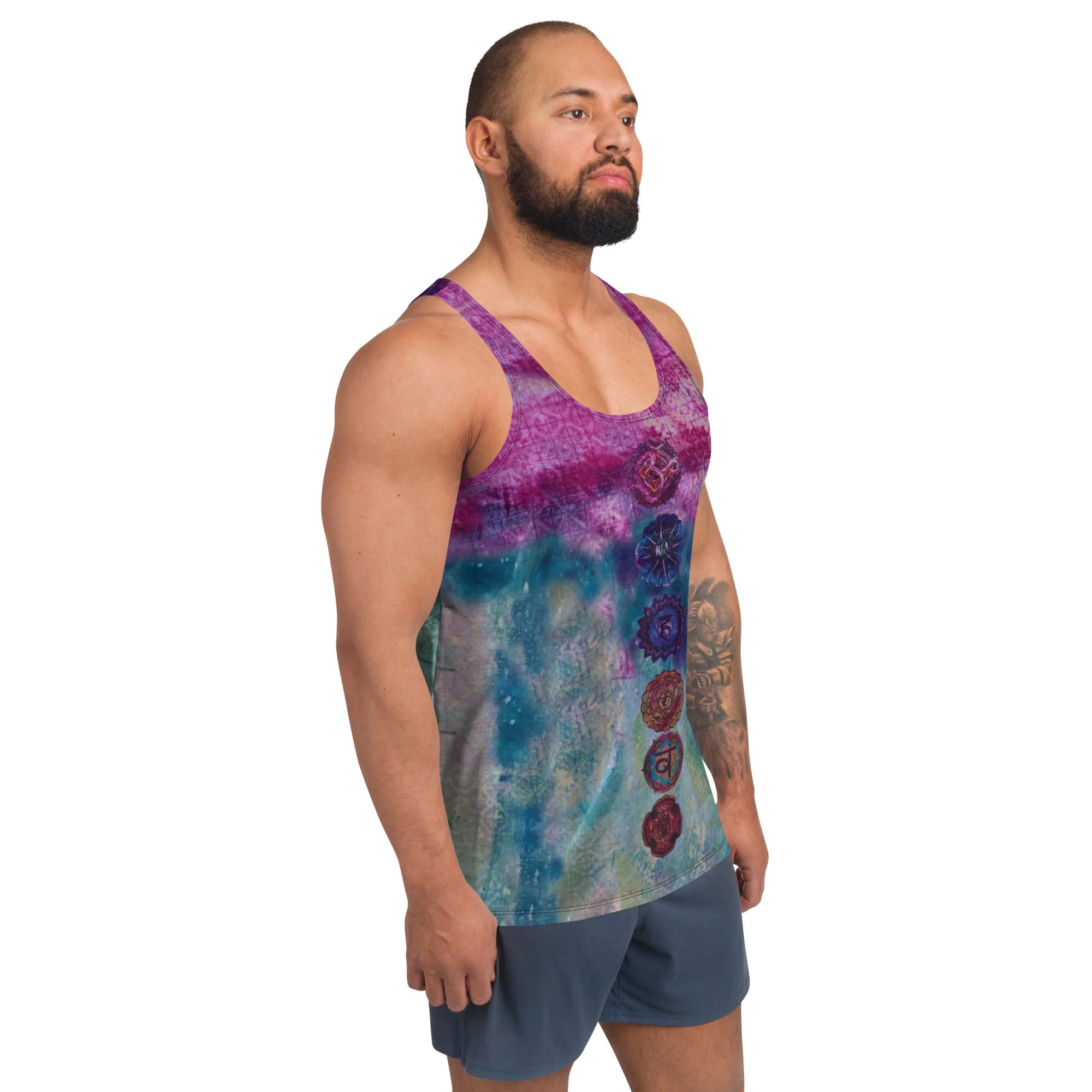 Sahasrara Crown Unisex Tank Top - Image 6
