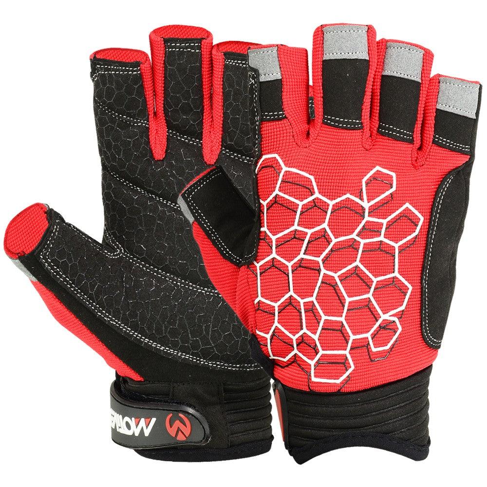 Sailing Gloves With Sticky Palm 3-4 Cut Fingers Kayaking & More Unisex - Image 17