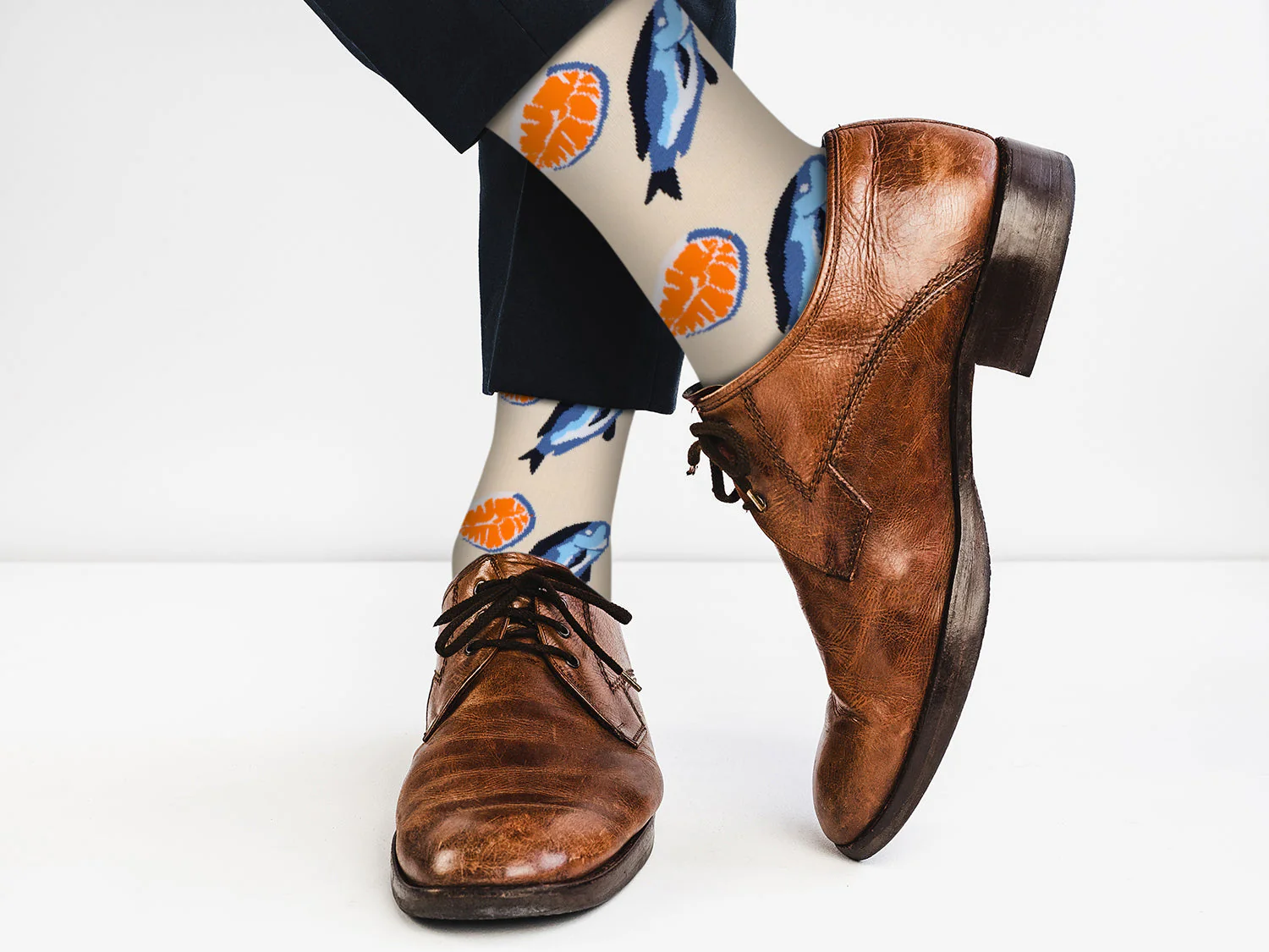 Salmon Socks - Comfy Cotton for Men & Women - Image 2