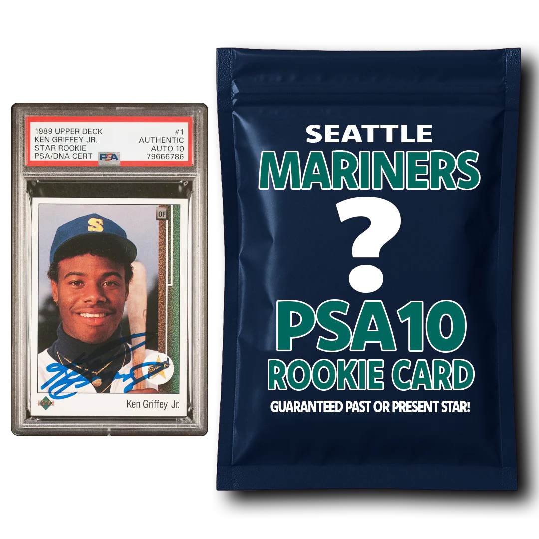 Seattle Mariners PSA 10 Graded Rookie Card Mystery Pack