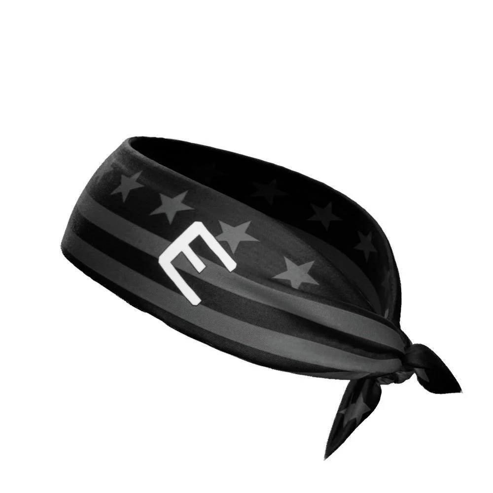 Shadow Stars & Stripes Tie Headband - Image 4
