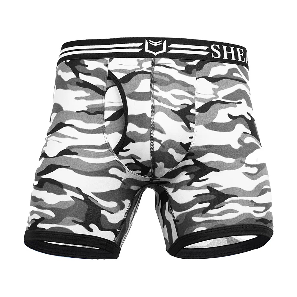 SHEATH 4.0 Polyester Camo Men's Pouch Boxer Brief 5" - Image 7