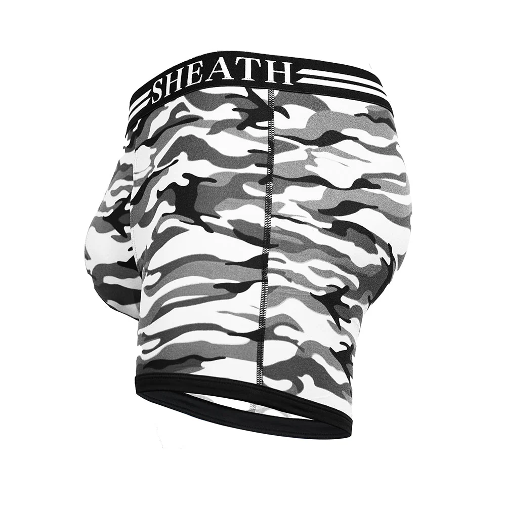 SHEATH 4.0 Polyester Camo Men's Pouch Boxer Brief 5" - Image 9
