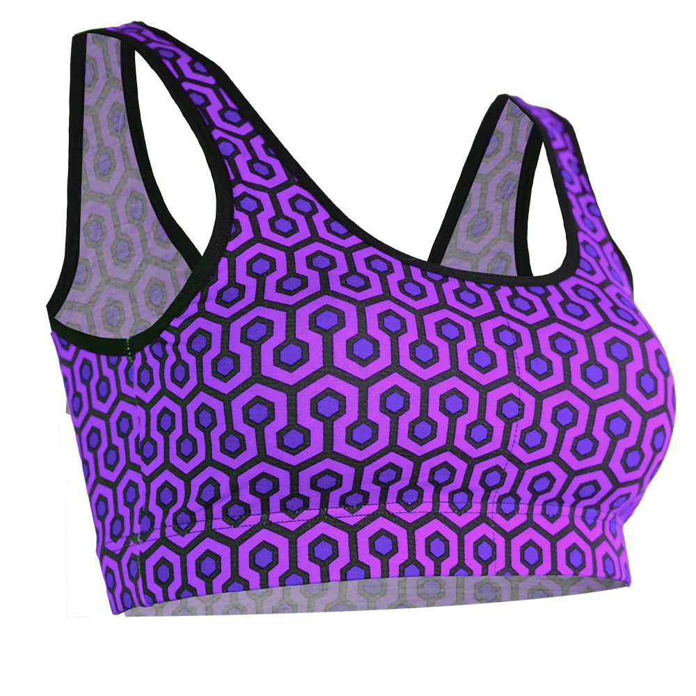 SHEATH Bamboo Hexagon Padded Comfort Bralette - Image 17
