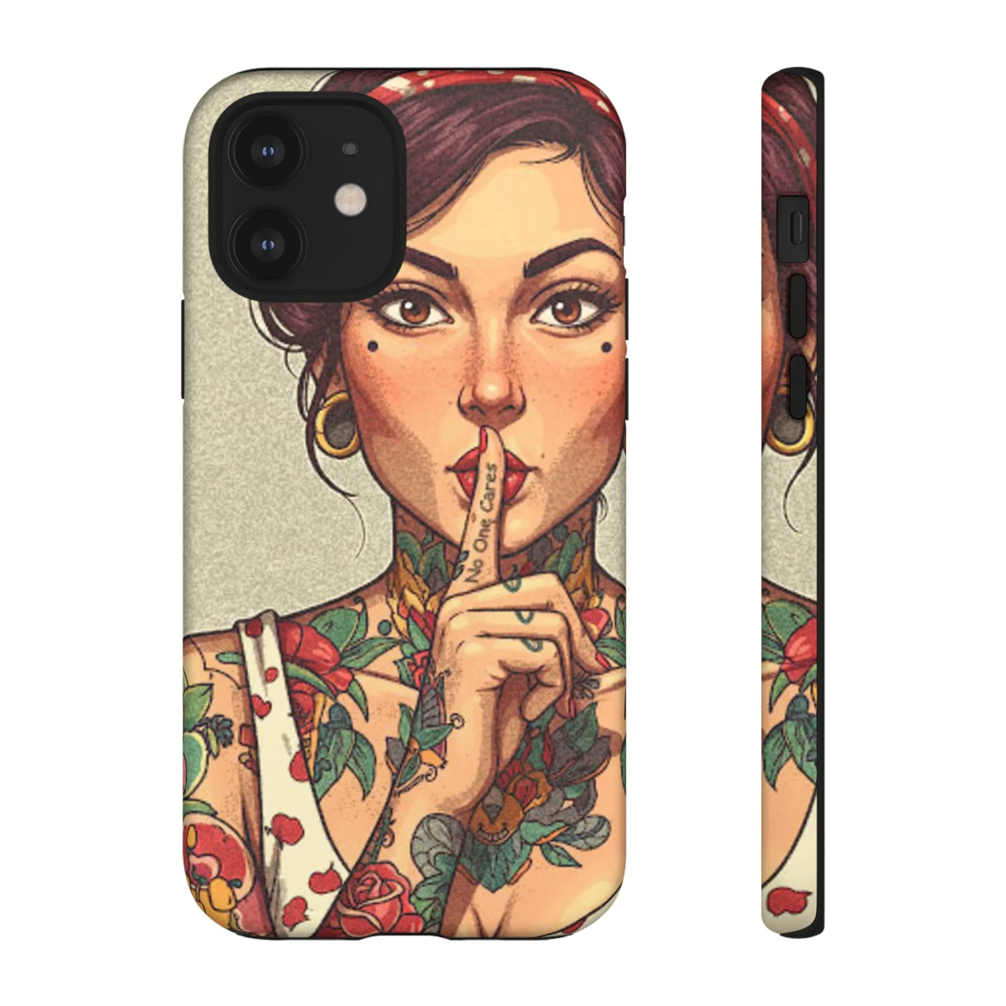 Shh No One Cares Tough Phone Case - Image 16