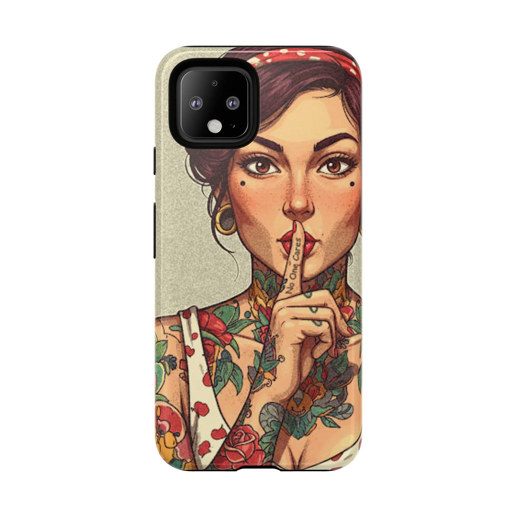 Shh No One Cares Tough Phone Case - Image 31