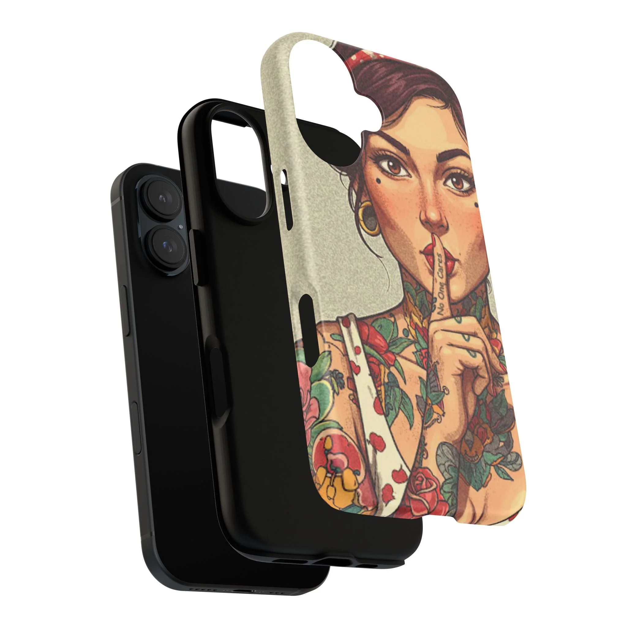 Shh No One Cares Tough Phone Case - Image 39