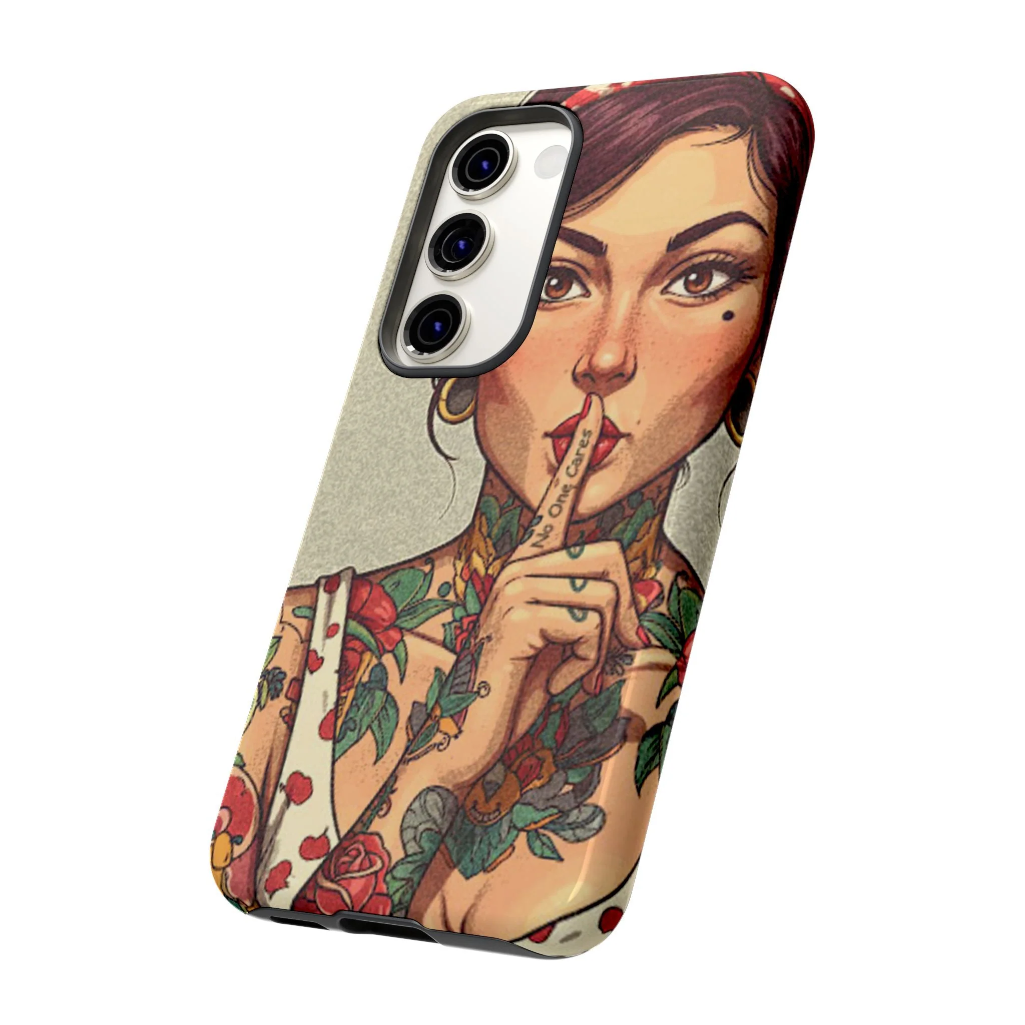 Shh No One Cares Tough Phone Case - Image 53