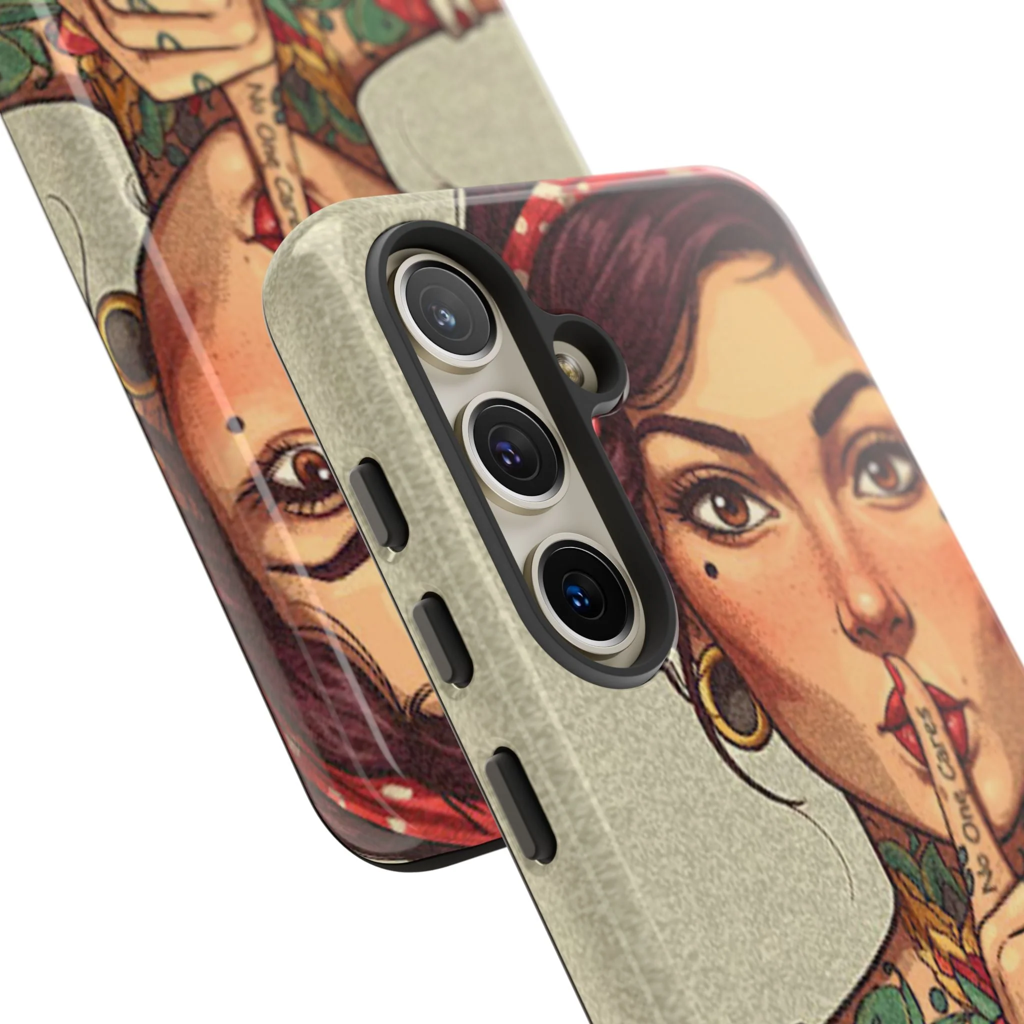 Shh No One Cares Tough Phone Case - Image 63