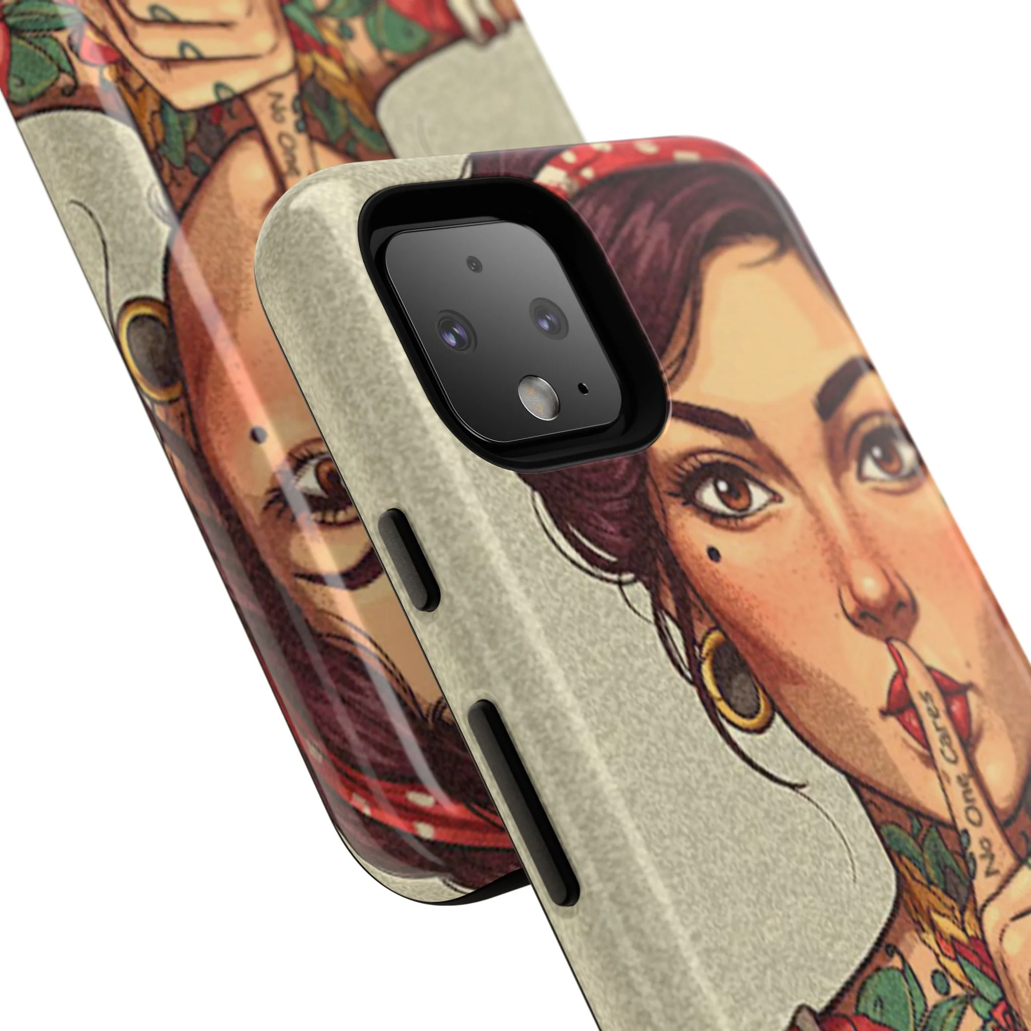 Shh No One Cares Tough Phone Case - Image 69