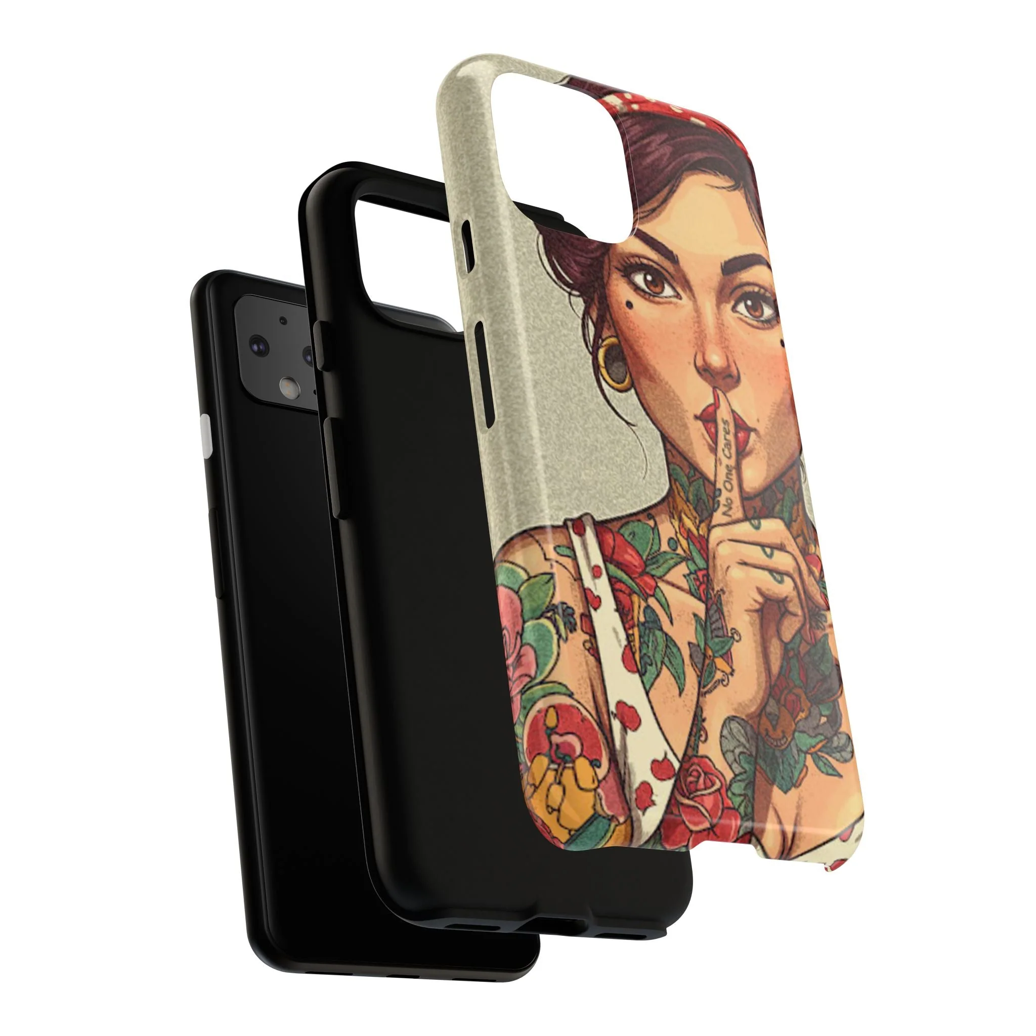 Shh No One Cares Tough Phone Case - Image 70