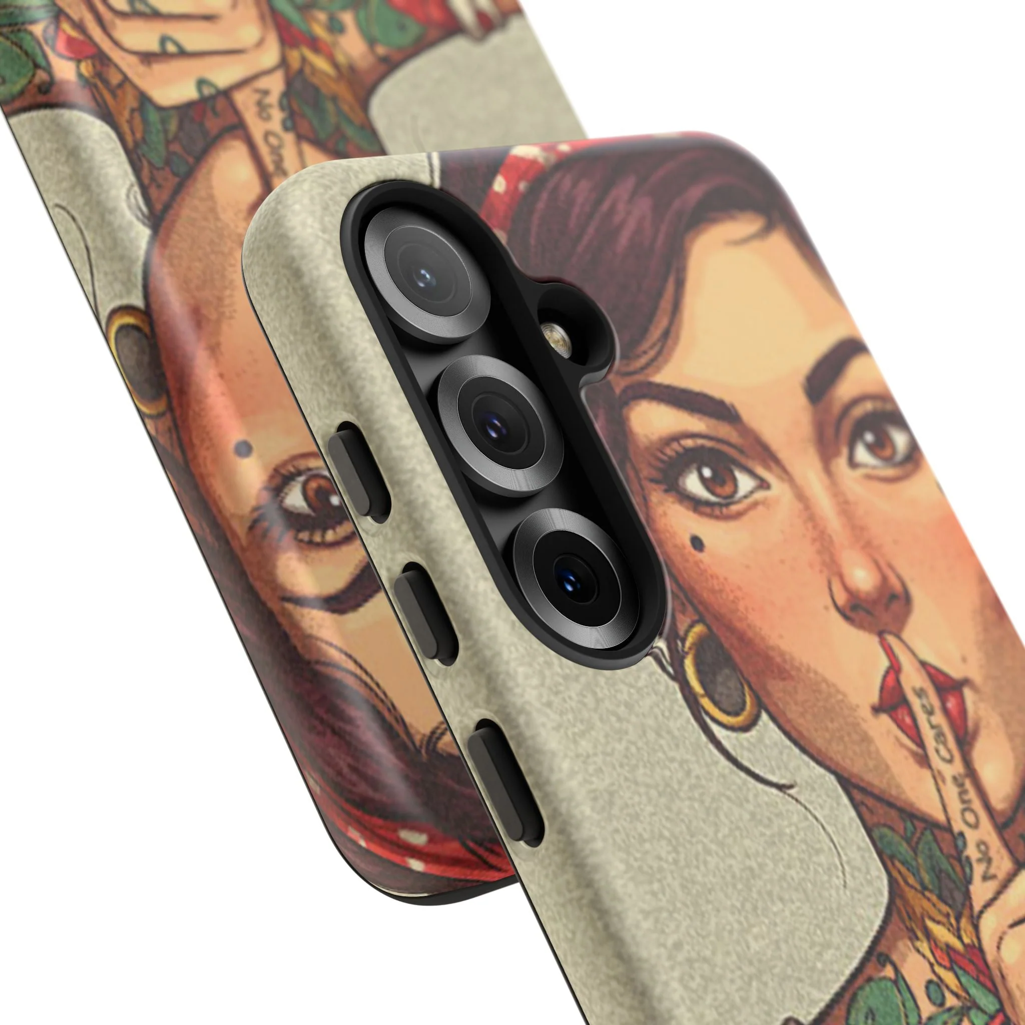 Shh No One Cares Tough Phone Case - Image 76