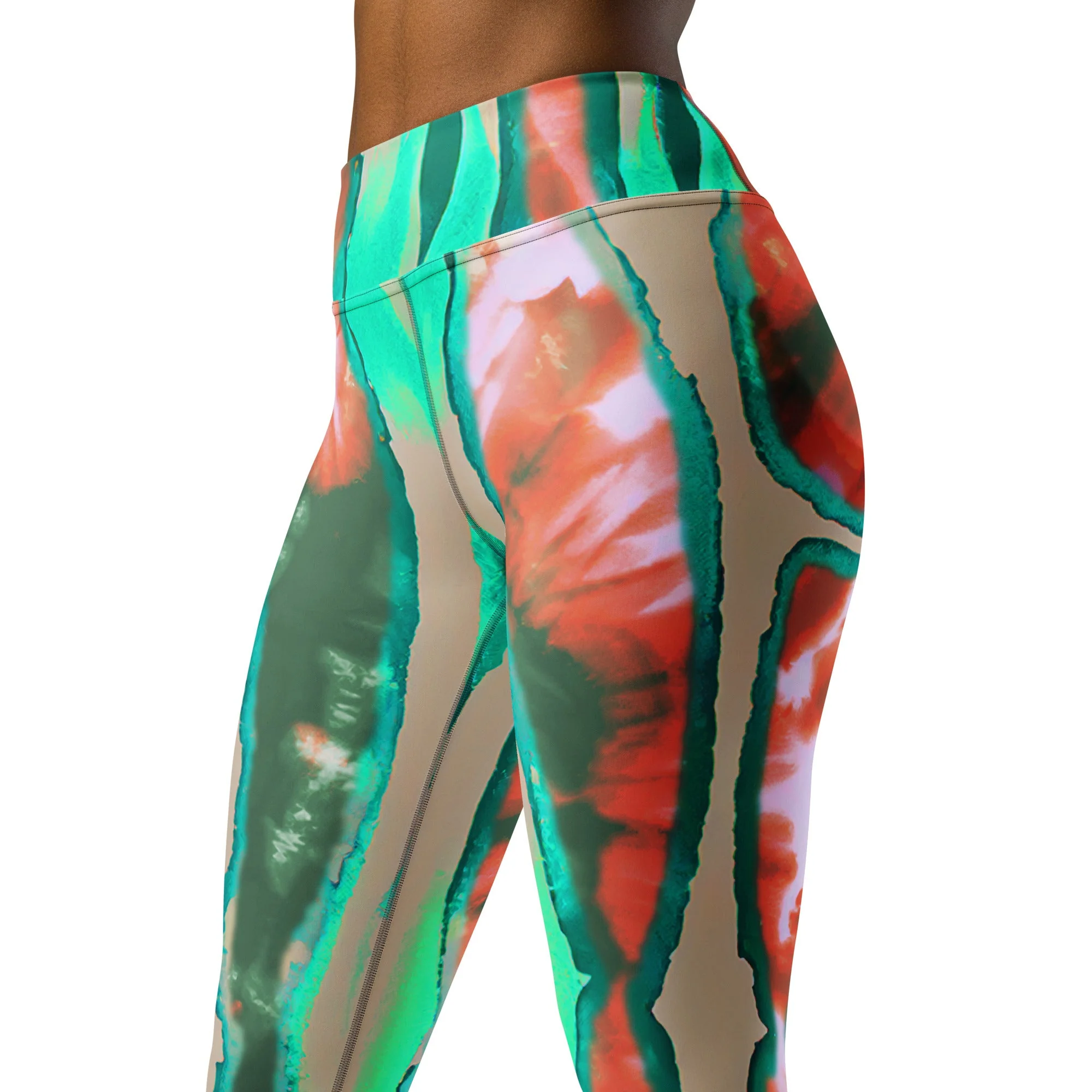 Shibori Melon Booty High Waist Leggings - Image 8