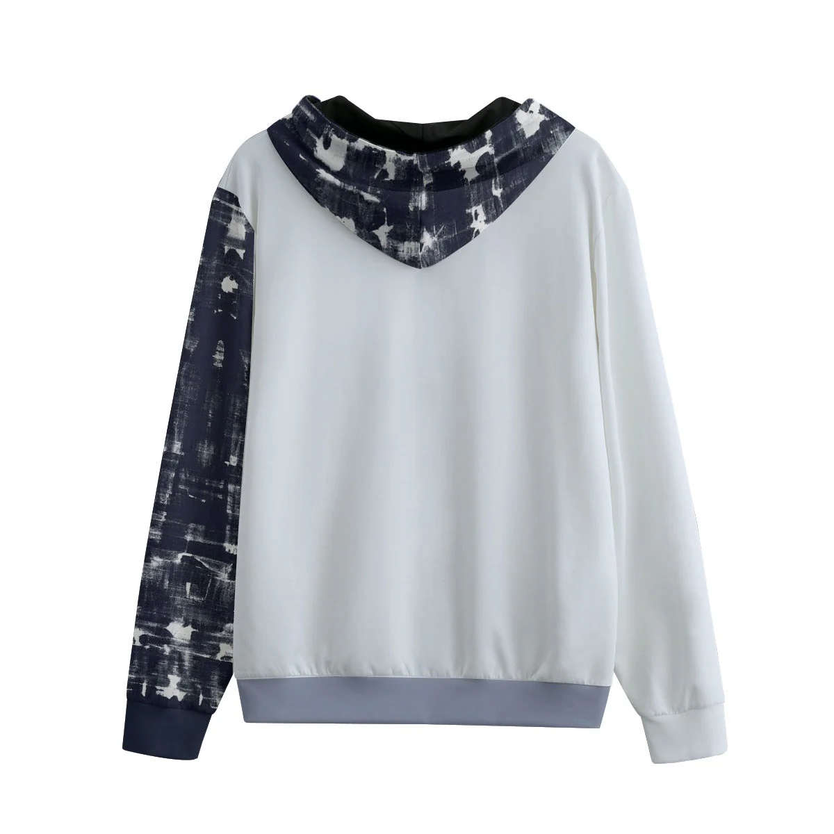 Shibori Ramen Arm Unisex Cotton Zip Hoodie - Image 4