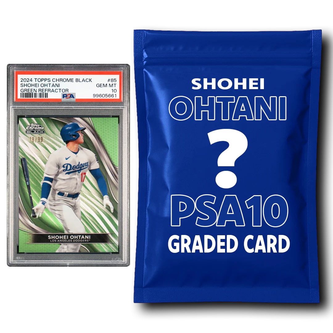 Shohei Ohtani PSA 10 Graded Los Angeles Dodgers Baseball Card Mystery Pack