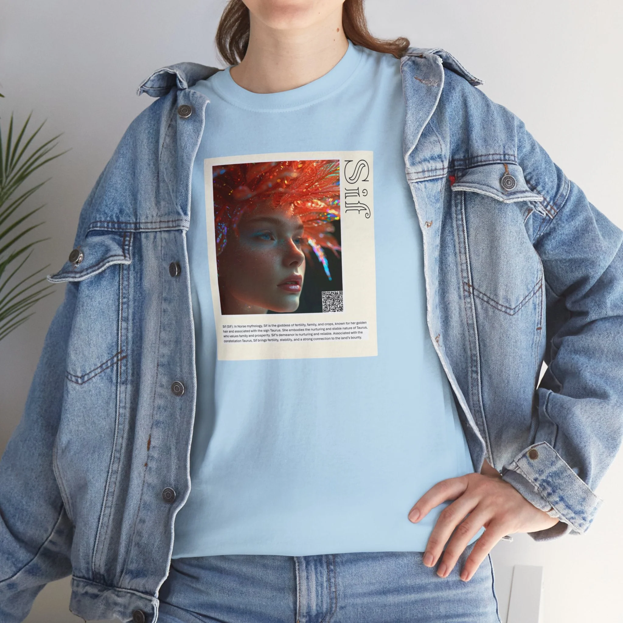 Sif Owuo Aziza & Fae Unisex Heavy Cotton Tee - Image 15