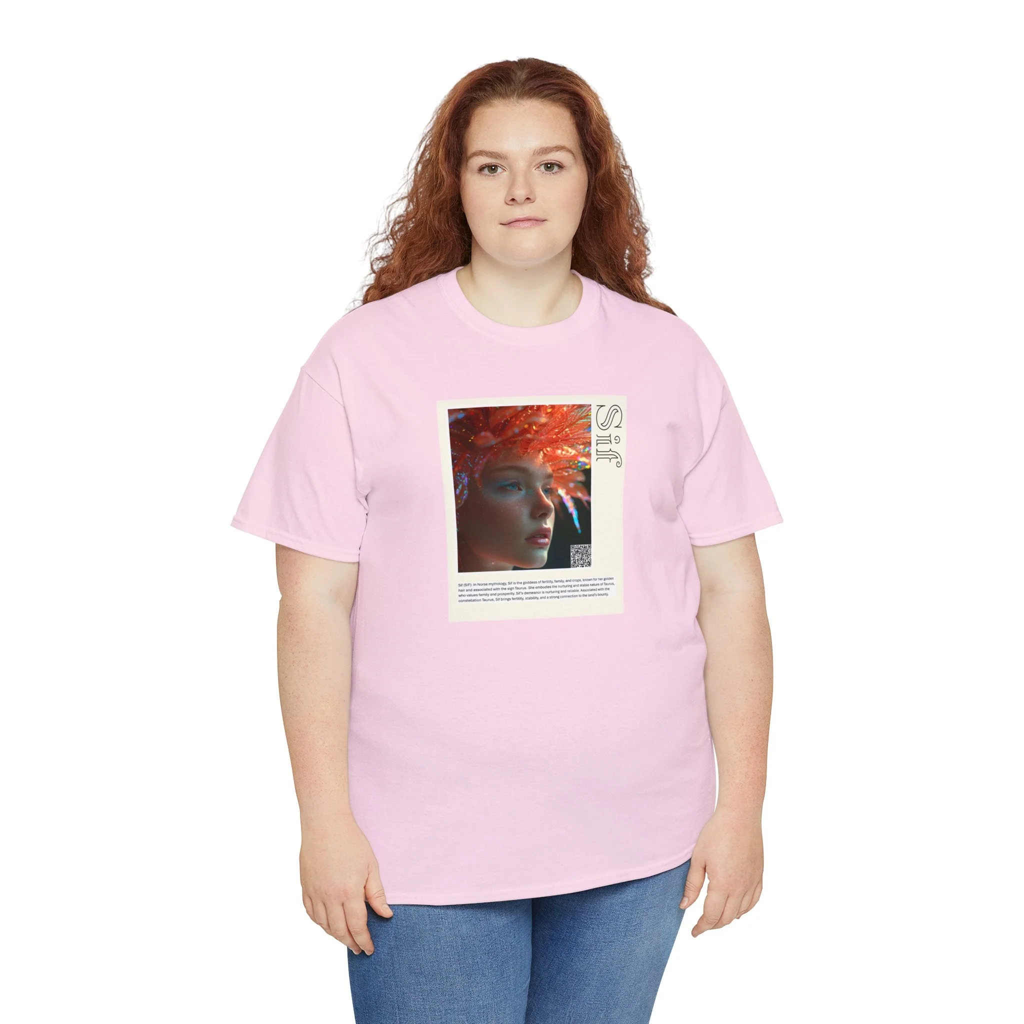 Sif Owuo Aziza & Fae Unisex Heavy Cotton Tee - Image 19