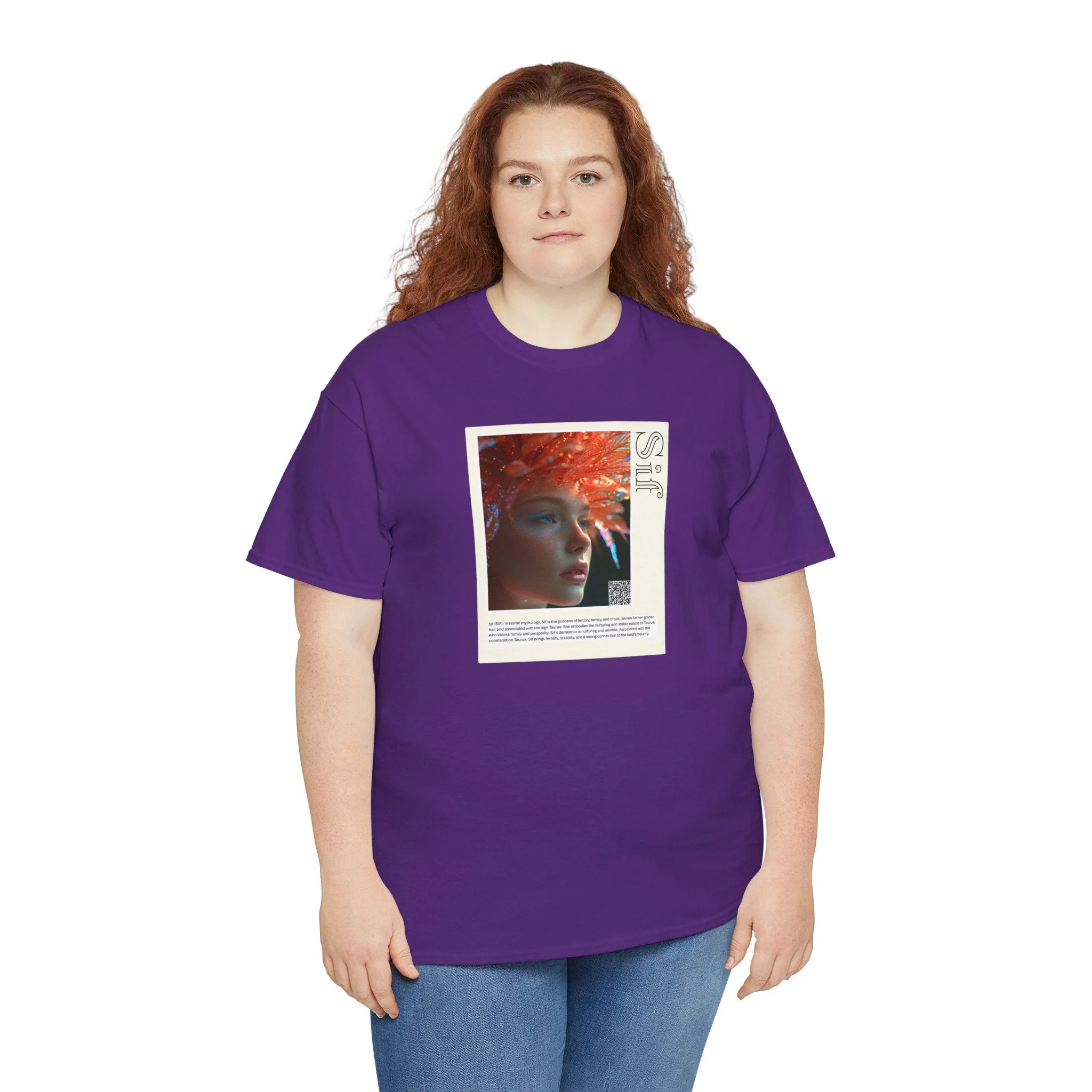 Sif Owuo Aziza & Fae Unisex Heavy Cotton Tee - Image 29