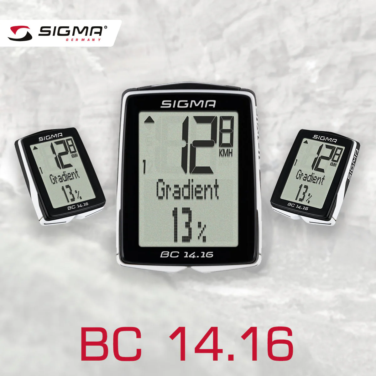 SIGMA Bicycle Computer - BC 14.16, Wired - Image 2
