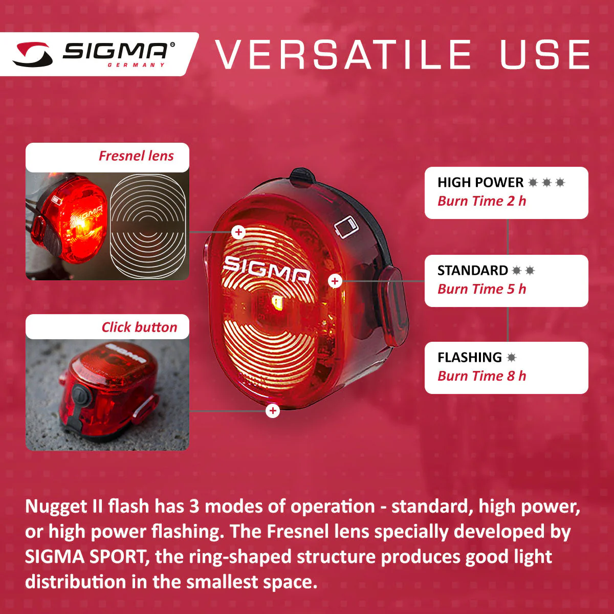 SIGMA Light - BUSTER 300, Power Light w/ Optional Nugget II Flash - Image 4