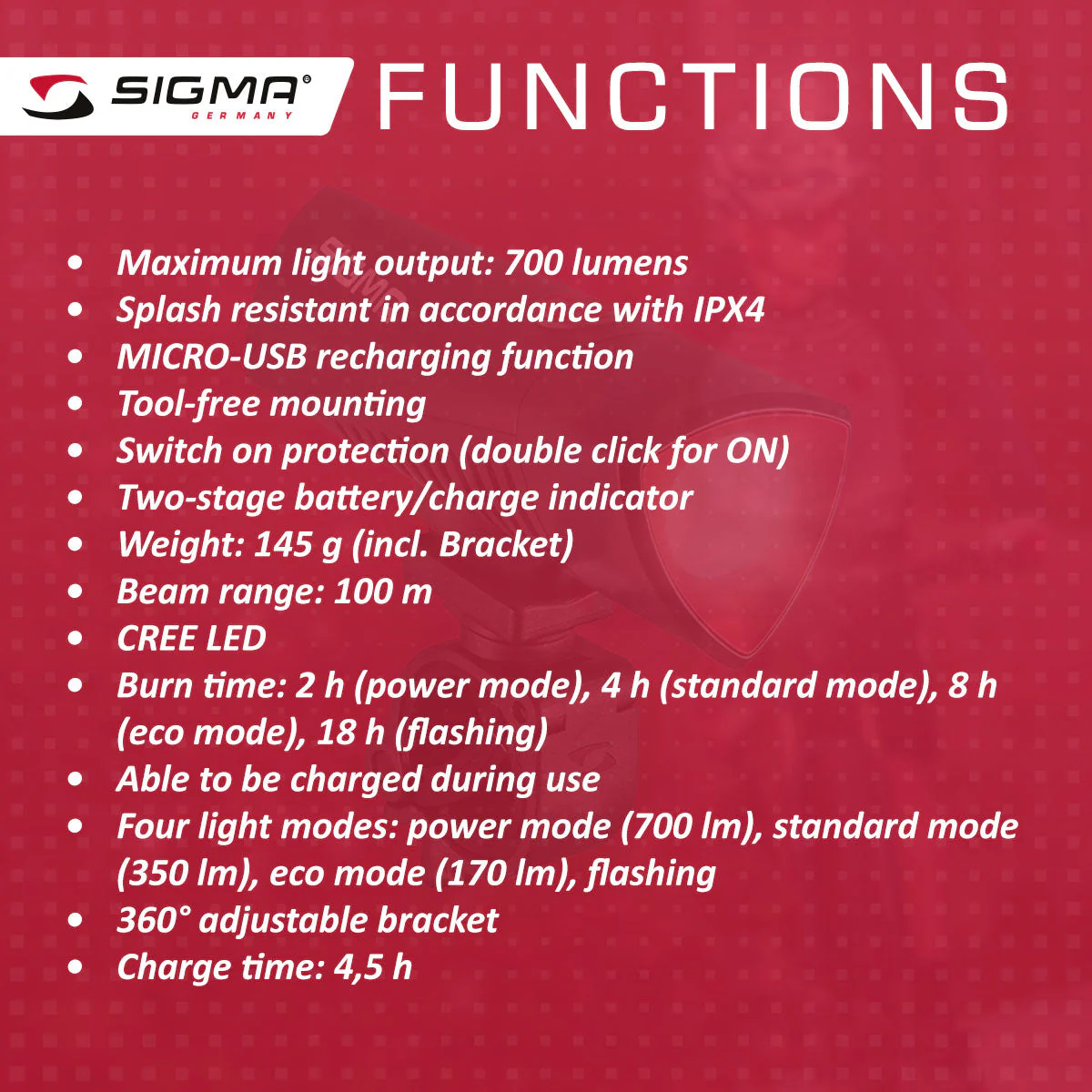 SIGMA Light - BUSTER 700 - Image 6