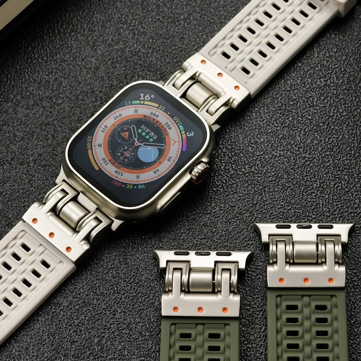 Silicone Apple Watch Band Series 11/10/9/8/7/6/5/4/ SE / Ultra 1/2/3 - Image 2