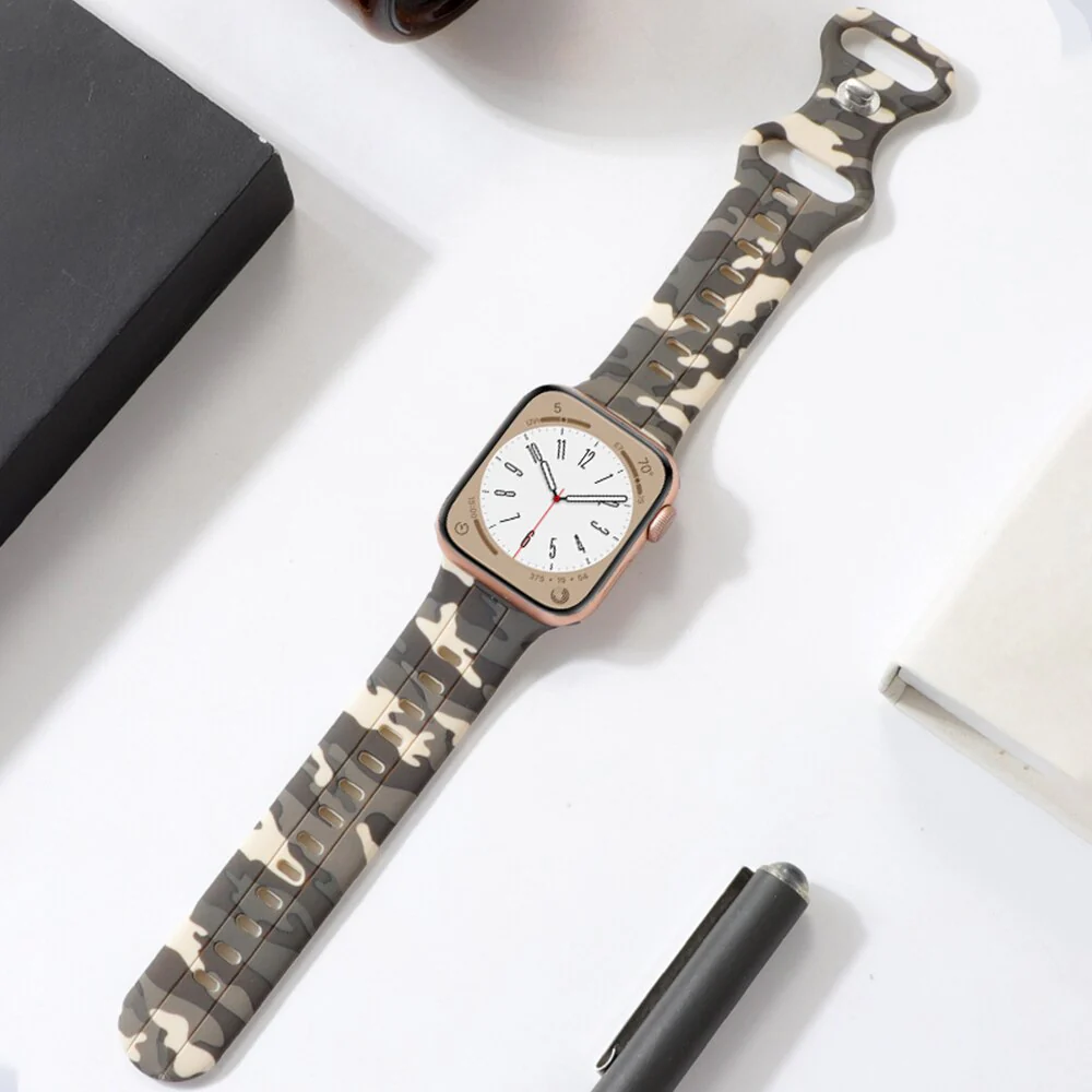 Silicone Apple Watch Ultra  Bracelet/Strap Series 11/10/9/8/7/6/5/4/ SE / Ultra 1/2/3 - Image 4
