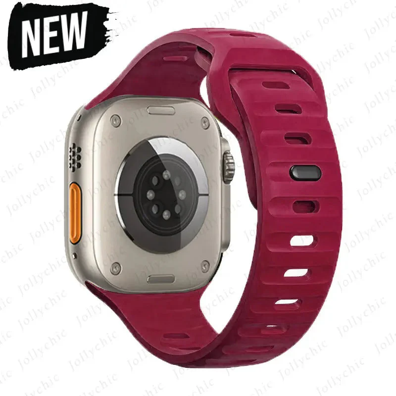 Silicone Band For Apple Watch Series 11/10/9/8/7/6/5/4/ SE / Ultra 1/2/3 - Image 18