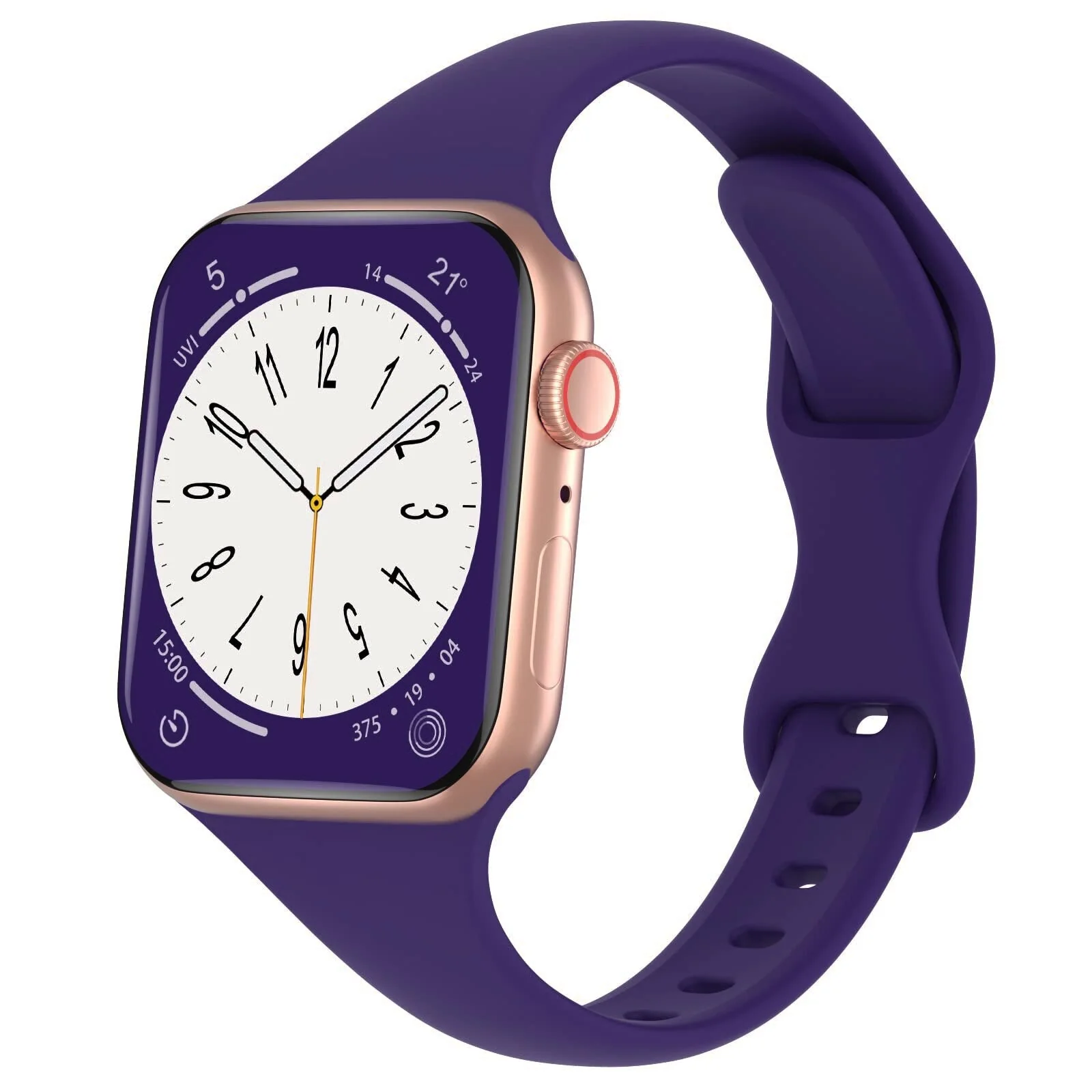 Silicone loop For Apple Watch Band/Strap Series 11/10/9/8/7/6/5/4/ SE / Ultra 1/2/3 - Image 10