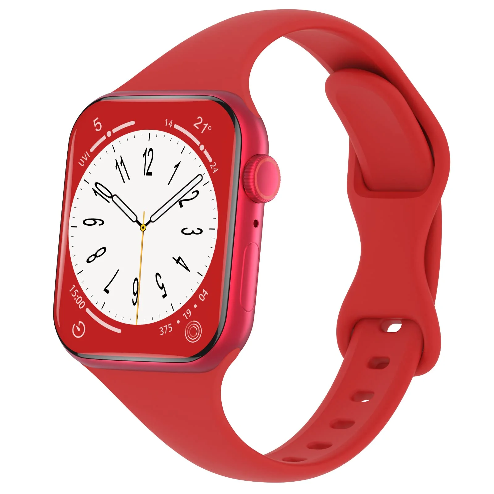 Silicone loop For Apple Watch Band/Strap Series 11/10/9/8/7/6/5/4/ SE / Ultra 1/2/3 - Image 2