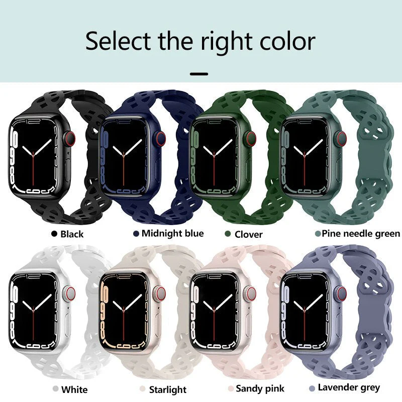 Silicone Strap Apple Watch Band Series 11/10/9/8/7/6/5/4/ SE / Ultra 1/2/3 - Image 2