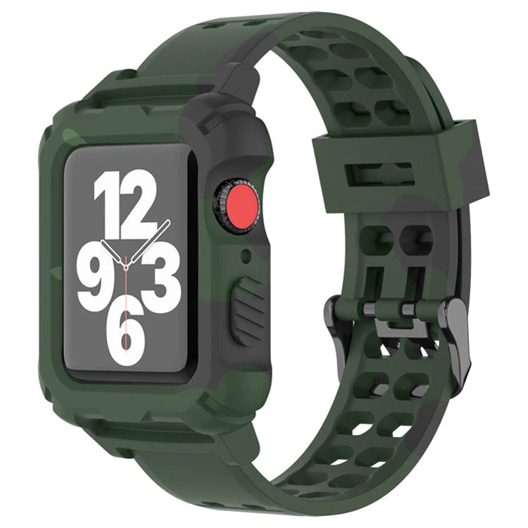 Silicone Strap +Case for Apple Watch Band/Strap - Image 11