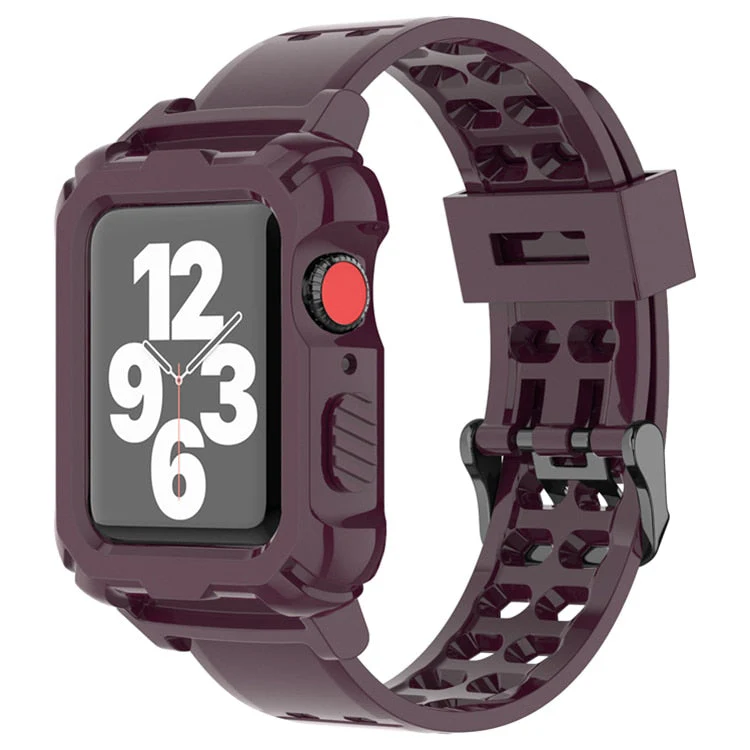 Silicone Strap +Case for Apple Watch Band/Strap - Image 13