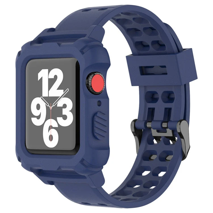 Silicone Strap +Case for Apple Watch Band/Strap - Image 7