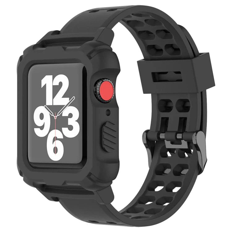 Silicone Strap +Case for Apple Watch Band/Strap - Image 8