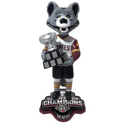 Skates Chicago Wolves Mascot 2022 Calder Cup Champions Bobblehead - Image 4