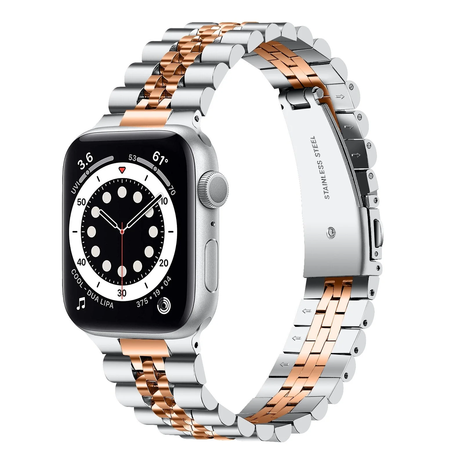 Slim Stainless Steel Apple Watch Band Series 11/10/9/8/7/6/5/4/ SE / Ultra 1/2/3 - Image 11