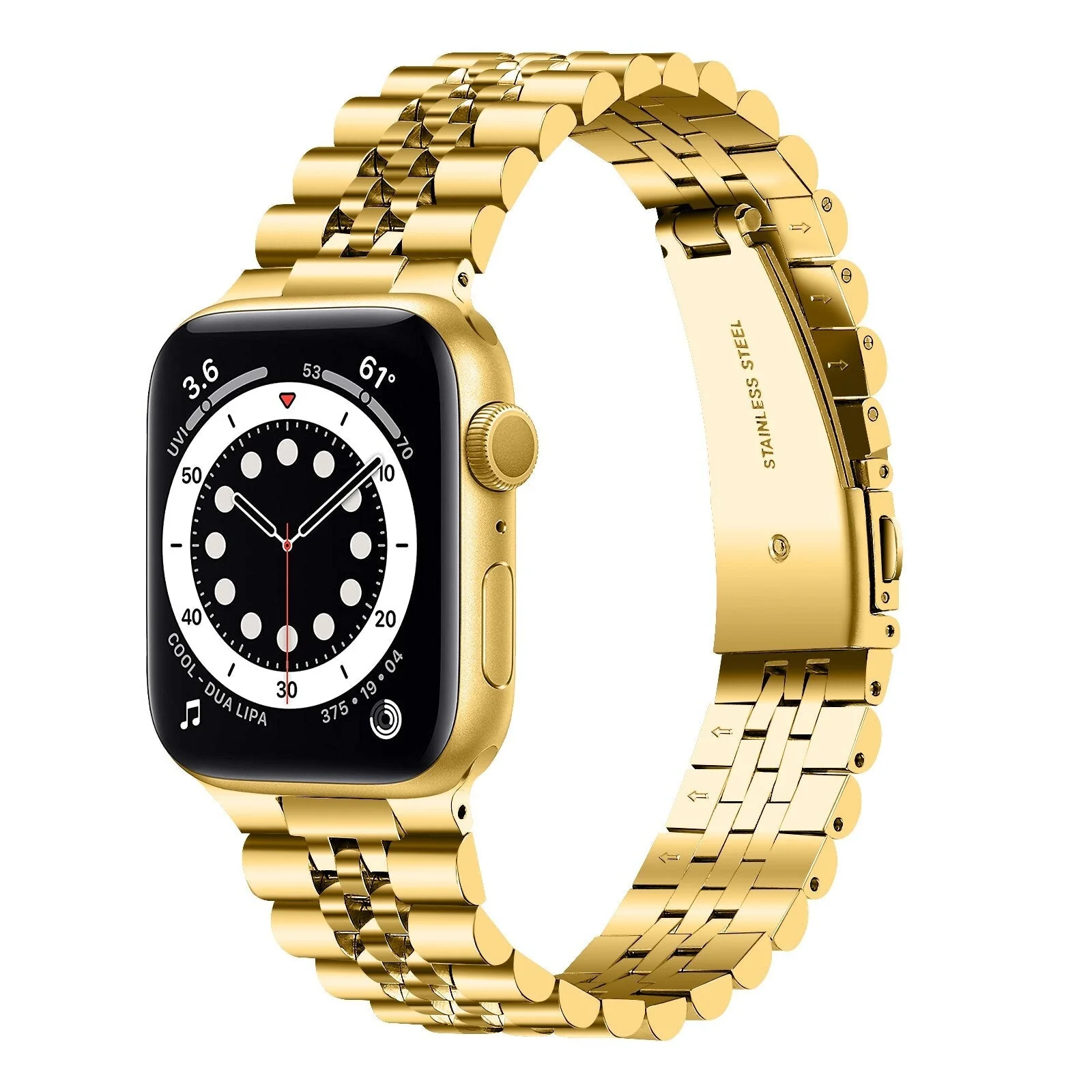 Slim Stainless Steel Apple Watch Band Series 11/10/9/8/7/6/5/4/ SE / Ultra 1/2/3 - Image 13