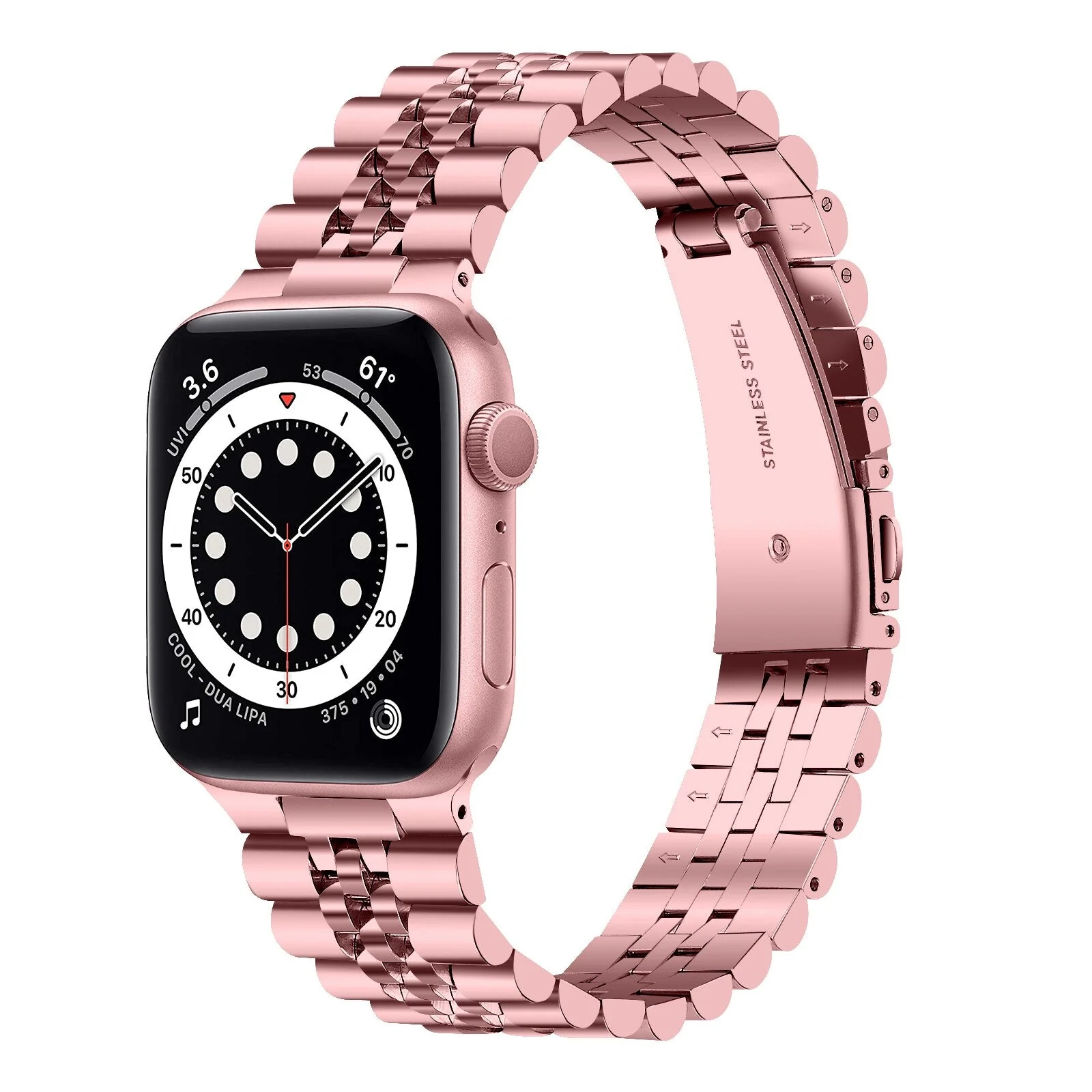 Slim Stainless Steel Apple Watch Band Series 11/10/9/8/7/6/5/4/ SE / Ultra 1/2/3 - Image 8