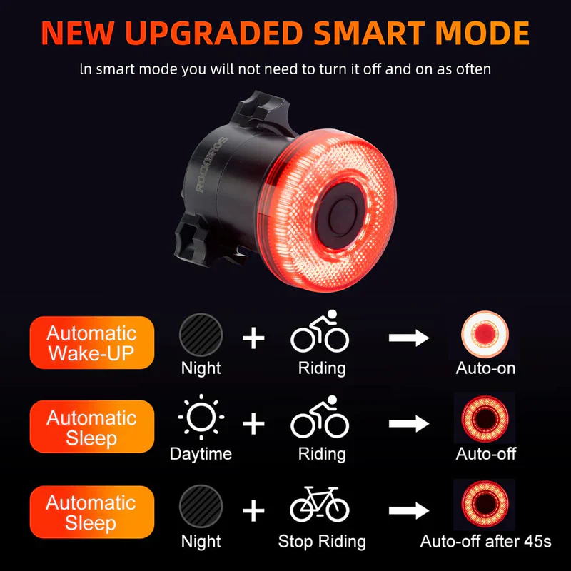 Smart Brake-Sensing Bike Tail Light - Image 5