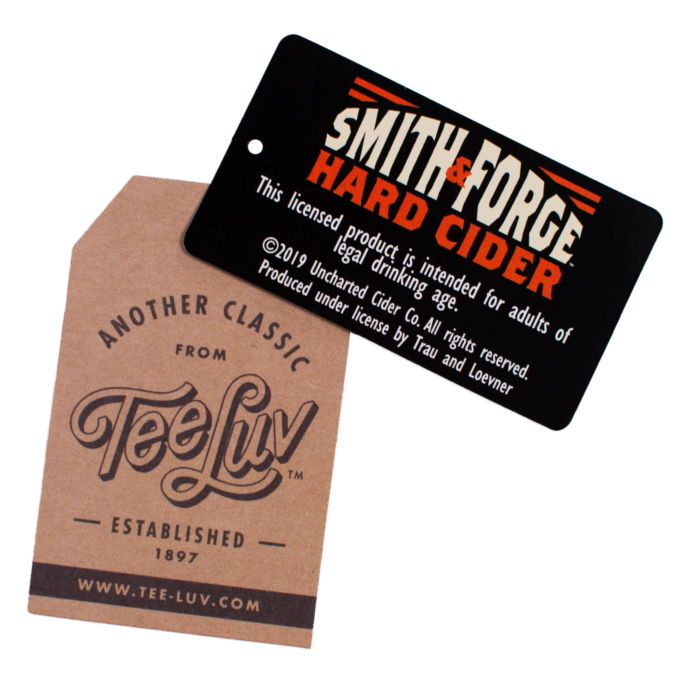 Smith & Forge Hard Cider Logo T-Shirt - Gray - Image 7