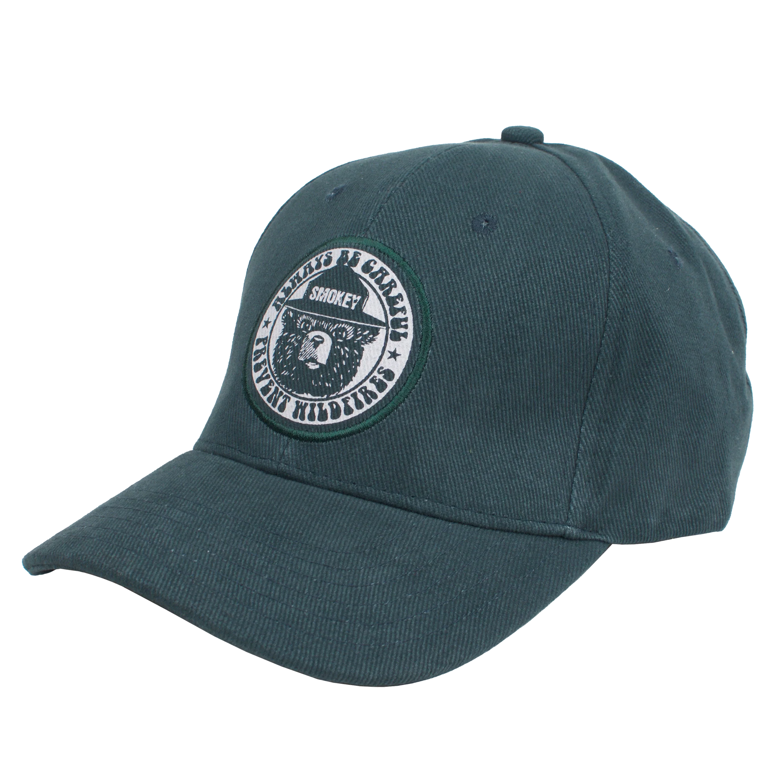 Smokey Bear Prevent Wildfires Hat - Forest Green