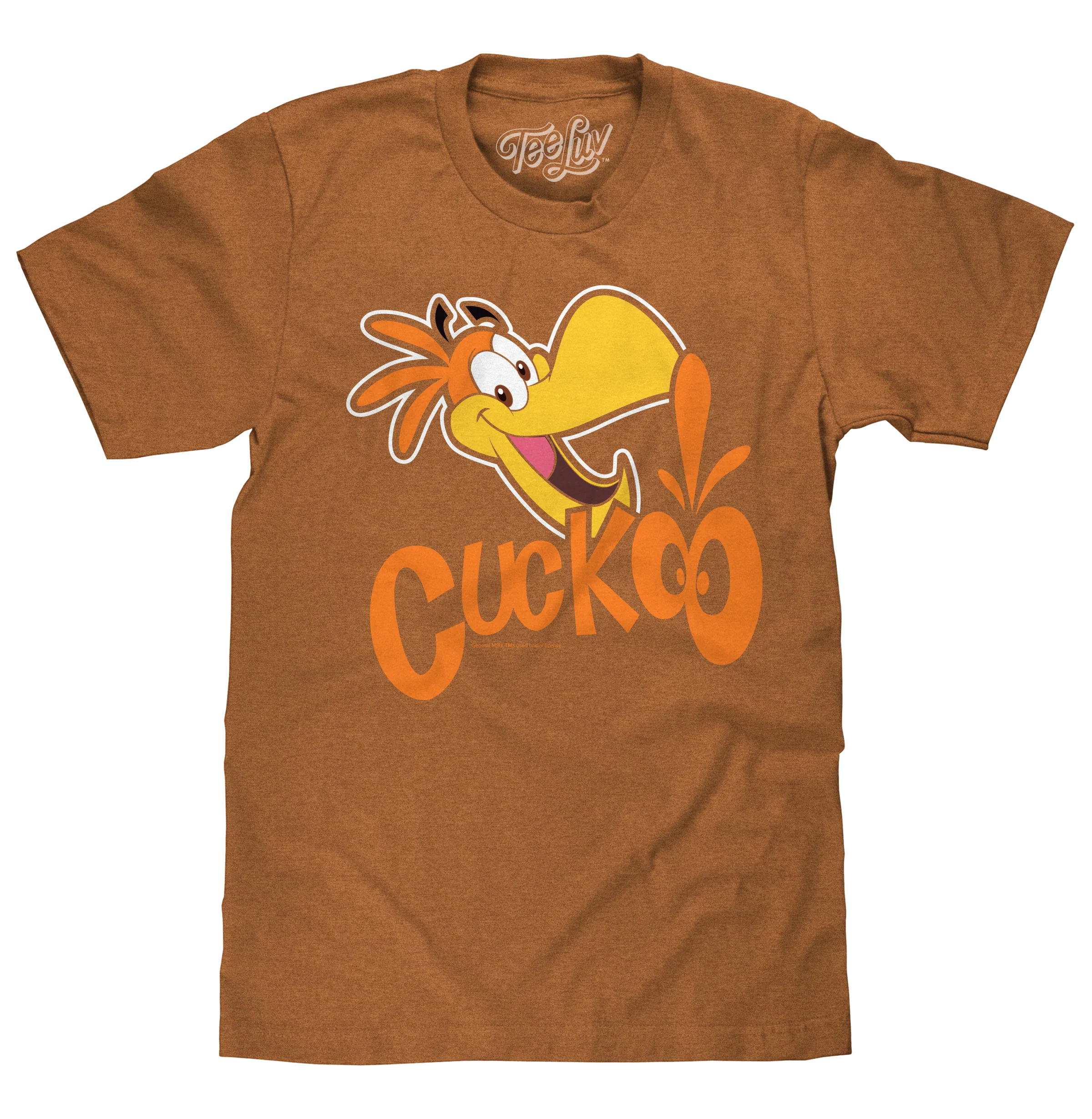 Sonny the Cuckoo Bird Cocoa Puffs Cereal T-Shirt - Brown Sugar