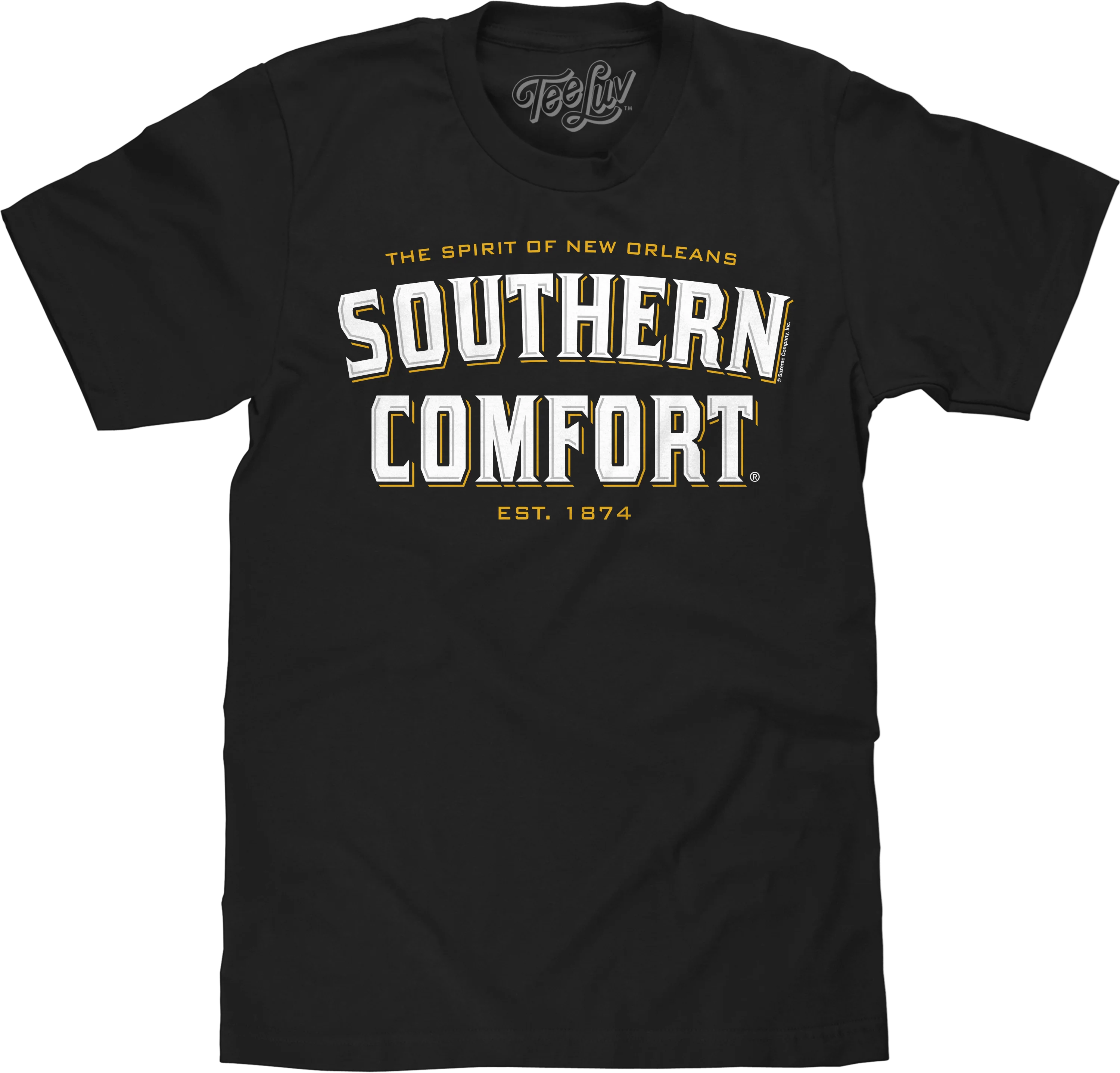 Southern Comfort SOCO Whiskey Logo T-Shirt- Black