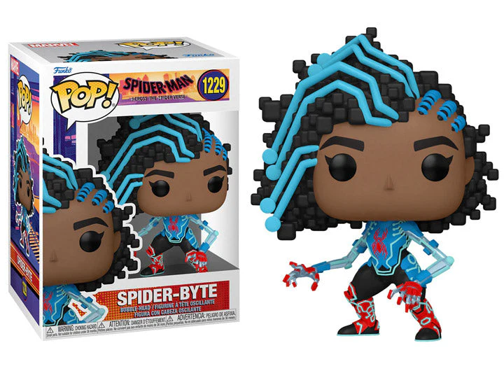 Spider-Byte Funko Pop! Marvel Spider-Man Across The Spider-Verse Bobblehead