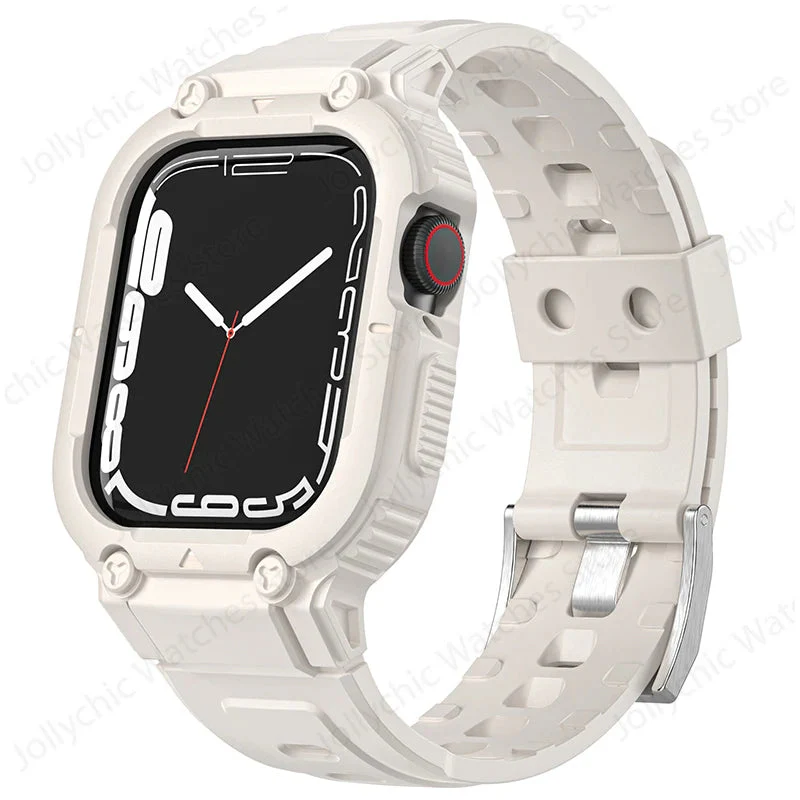 Sport Clear Apple Watch Band+Case - Image 10